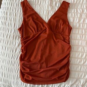 Anthropologie Terracotta Sleeveless Tank